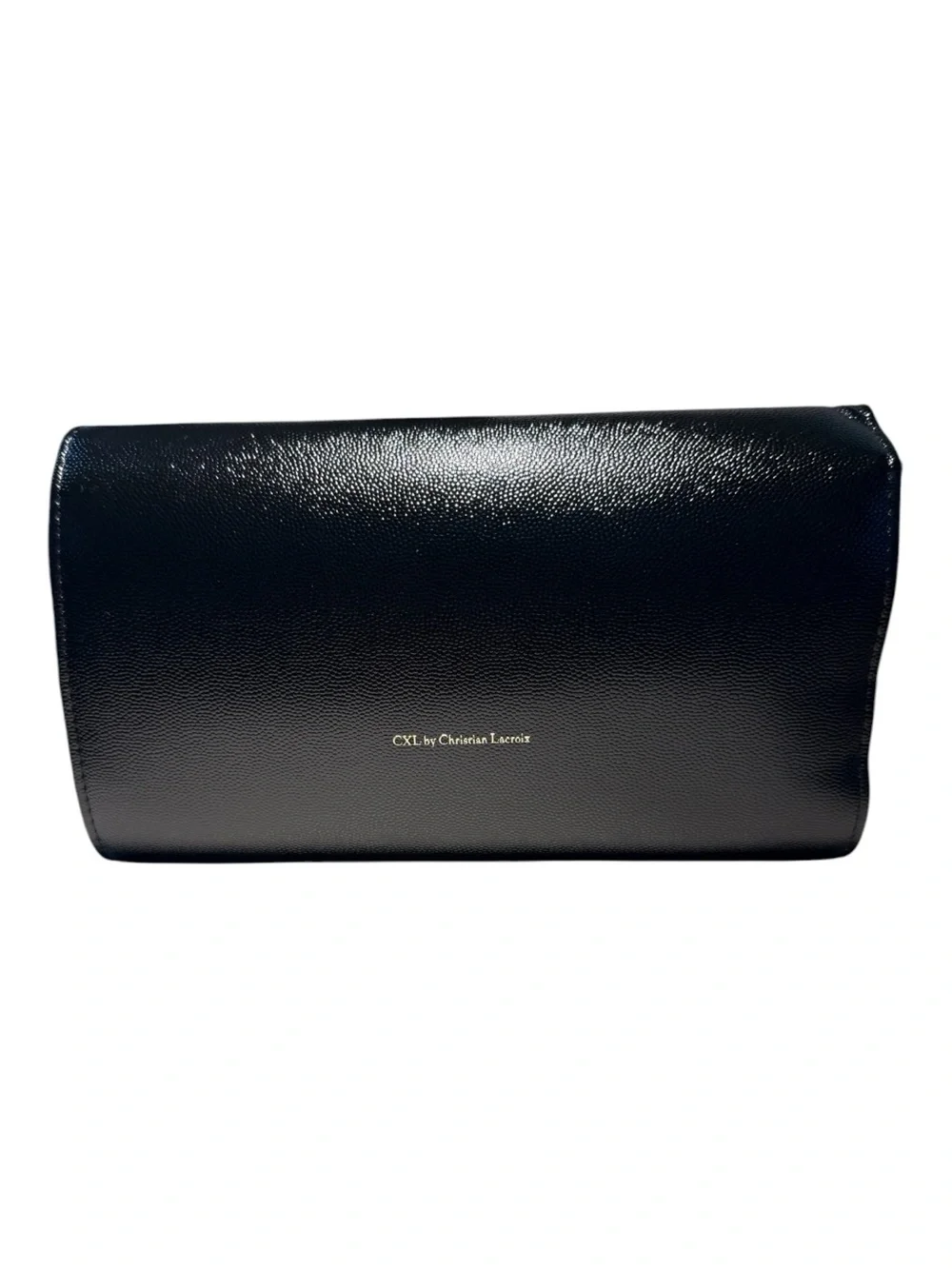 Christian Lacroix Glam Caviar Clutch – Black | Brand New with Tags